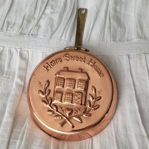 Tiger Crown 6076 Home Sweet Home Copper And Brass Decorative Wall Hanging Pan